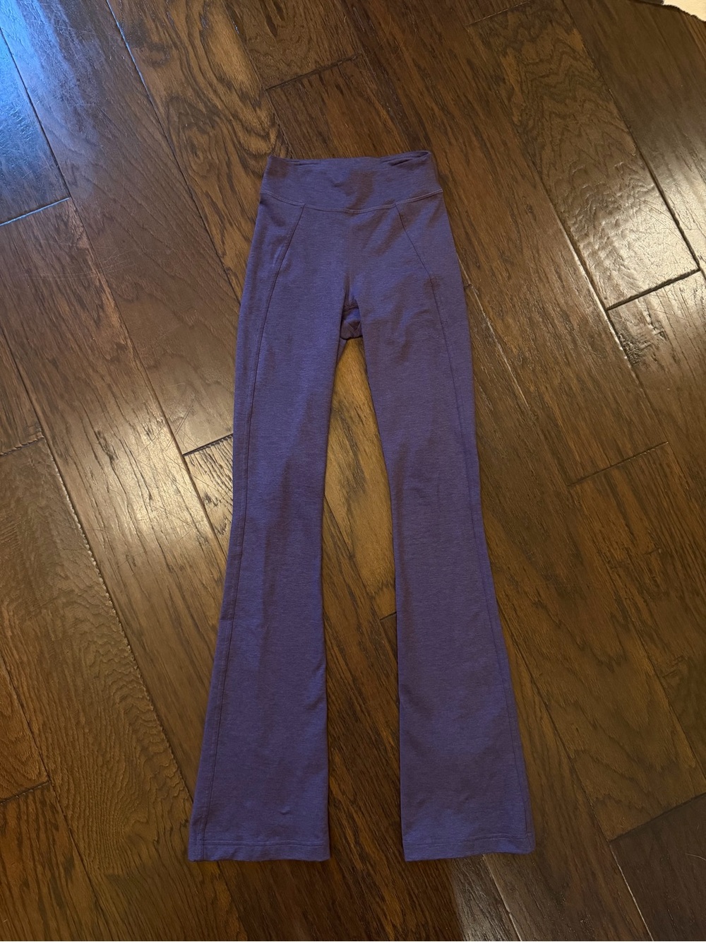 Lululemon Soft Sueded Split Hem Mini Flare Pant Nightfall Purple Size 2